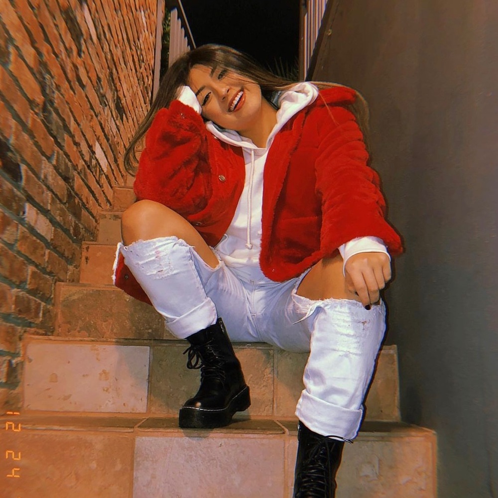 Faux fur jacket (Macy’s)